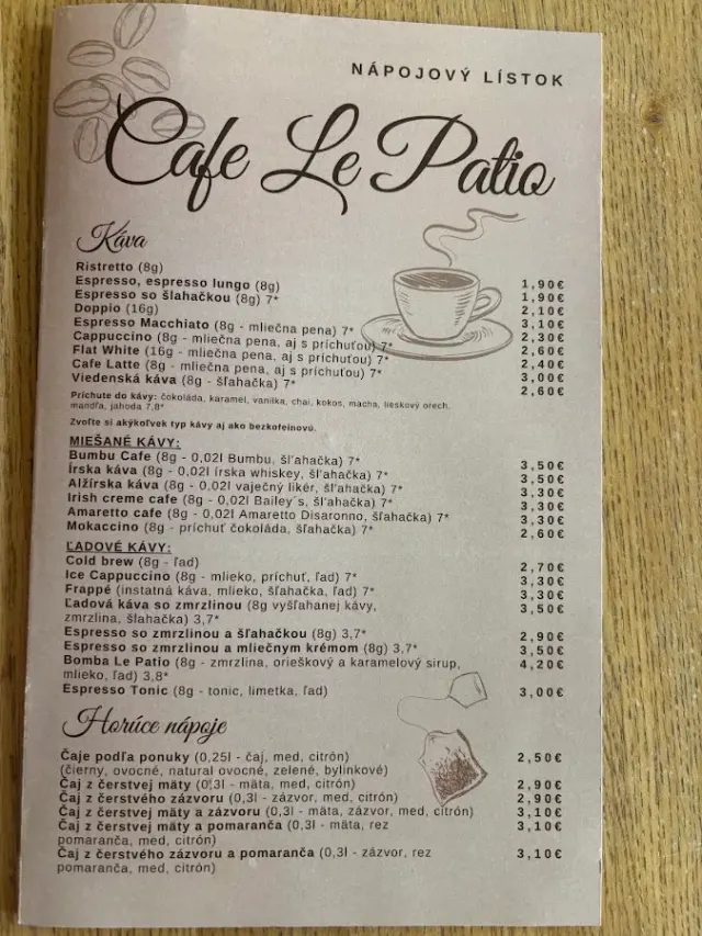 BookNoFees : Café – Le Patio – Bratislava – Le Patio, photo n° 2