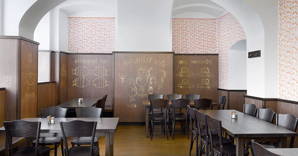 BookNoFees : Restaurant – Lokál Hamburk – Prague – Le bar « Hamburk », photo n° 1