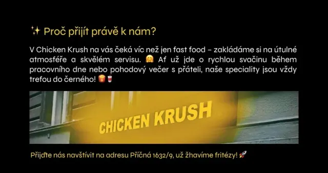 BookNoFees : Restaurant – Chicken Krush – Prague – Chicken Krush, photo n° 2