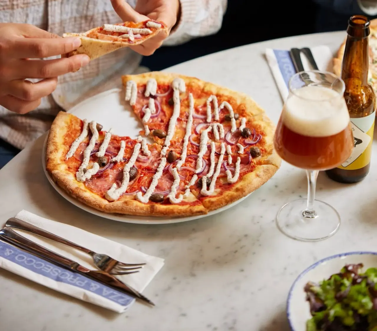 BookNoFees : Restaurant – De Pizzabakkers – Amsterdam – Les Pâtes à pizza, photo n° 1