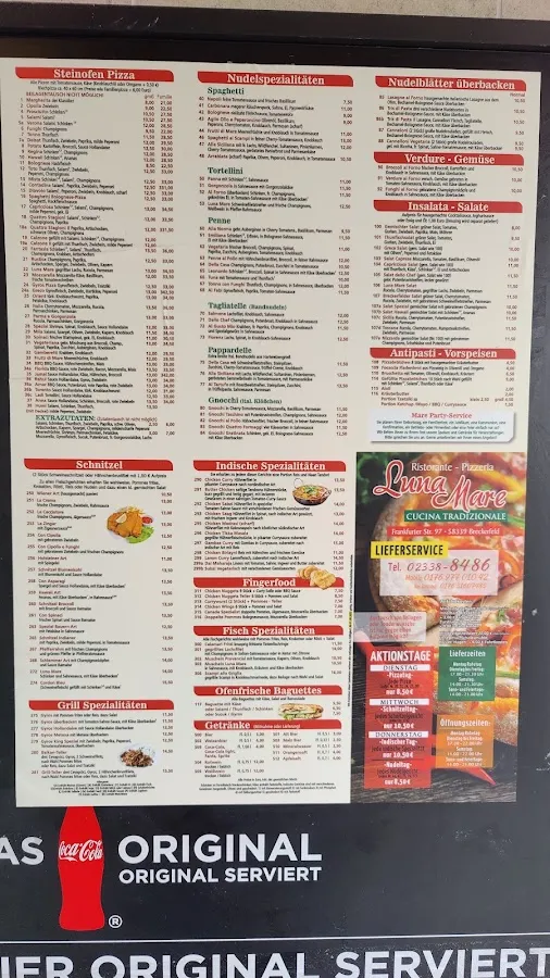 BookNoFees : Restaurant – Ristorante Pizzeria Luna Mare – Breckerfeld – Restaurant-pizzeria Luna Mare, photo n° 2