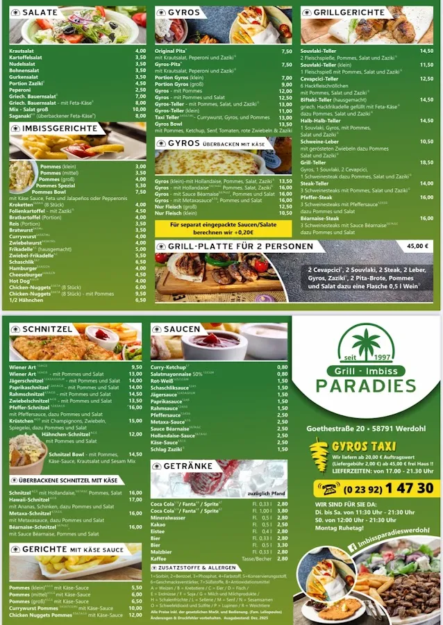 BookNoFees : Restaurant – Imbiss-Paradies – Werdohl – Le paradis des snacks, photo n° 2