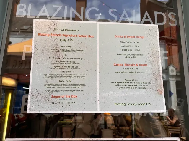 BookNoFees : Café – Blazing Salads – Dublin – Salades flambées, photo n° 2