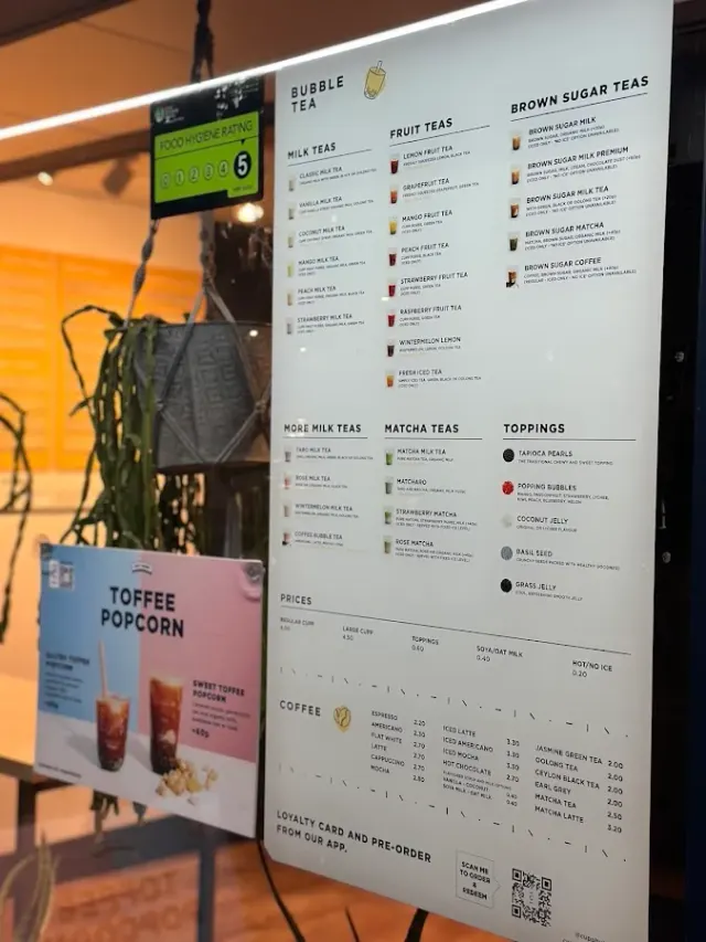 BookNoFees : Café – Cupp Bubble Tea – London – Cupp Bubble Tea, photo n° 3